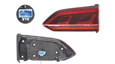 Stop spate lampa Volkswagen Touareg, 05.2018-, spate, Dreapta, semnalizare dinamica; partea interioara; LED, ULO