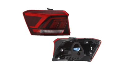 Stop spate lampa Volkswagen T-Roc, 09.2017-, spate, Stanga, partea exterioara; LED; fumuriu, AL (Automotive Lighting)