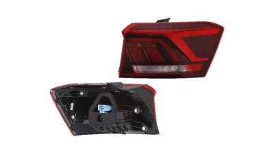 Stop spate lampa Volkswagen T-Roc, 09.2017-, spate, Dreapta, partea exterioara; LED; fumuriu, AL (Automotive Lighting)