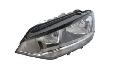 Far VW Touran (5T), 05.2015-, partea Stanga, electric, tip bec H7+H7, cu motoras, MAGNETI MARELLI