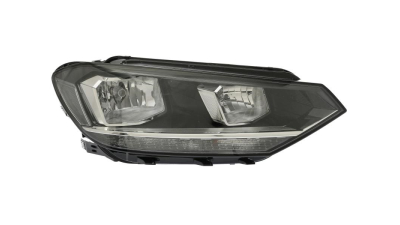 Far VW Touran (5t), 05.2015-, partea Dreapta, tip bec H7+H7+PWY24W+W21W; electric; cu motor, DEPO