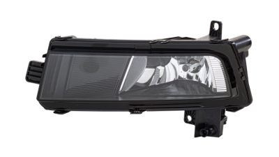 Proiector VW Touran (5t), 05.2015-, partea Stanga, Fata, cu sistem iluminat in curba; H11; negru; Omologare: ECE, ZKW