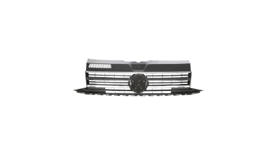 Grila radiator, masca fata Vw Transporter/Multivan (T6), 04.2015-, parte montare centrala, neagra, 95N105, Aftermarket
