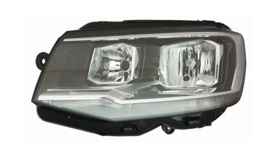 Far VW Transporter/Multivan (T6), 04.2015-, partea Stanga, cu lumina de zi; tip bec H7+H7+PWY24W+W21W+W5W; electric; cu motor, DEPO