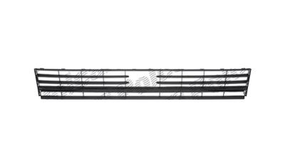 Grila bara fata Vw Transporter (T6), 04.2015- Caravelle Cu Active Cruise Control, parte montare centrala, negru, cu gauri cruise control, 95N12713, Aftermarket