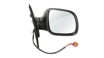 Oglinda exterioara Volkswagen Transporter/Multivan (T6), 04.2015-, Dreapta, reglare electrica; carcasa neagra; incalzita; geam convex; cromat; fara radio aerial