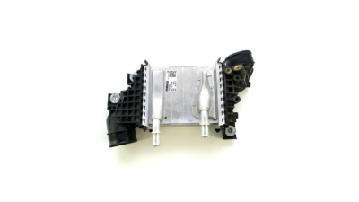 Intercooler OEM/OES (Behr/Mahle), VOLKSWAGEN CRAFTER, 10.2016-; TRANSPORTER/MULTIVAN/CARAVELLE T6, 04.2015- motor 2,0 TDI, aluminiu/ plastic brazat, 156x167x67 mm, intercooler racit pe apa