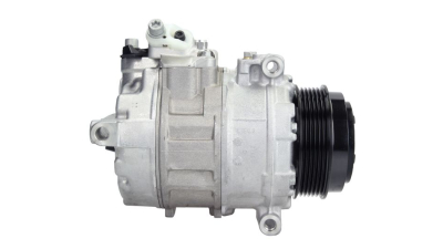 Compresor aer conditionat VW Crafter (2E), 05.2011-12.2016, motorizare 2.0 TDI, 80kw/100kw/105kw; 2.0 BiTDI, 120kw, diesel, rola curea 100 mm, 6 caneluri, de tip Denso: 7SEU17
