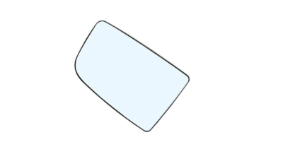 Geam oglinda exterioara cu suport fixare VW Crafter, 02.2017-, partea Stanga, sticla convexa; geam cromat; superior, Aftermarket