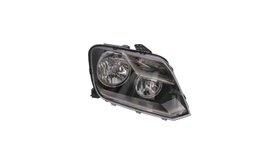 Far VW Amarok (N817), 01.2013-, partea Dreapta, electric, tip bec H15+H7, cu motoras, Depo