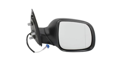 Oglinda usa exterioara VW Amarok (N817), 01.2010-2012, partea Dreapta, reglare electrica; carcasa neagra; incalzit; sticla convexa; geam cromat; MKSW68, Aftermarket