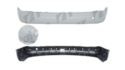 Bara spate Volkswagen Caddy Iii/Life (2k), 06.2010-06.2015, LIFE, cu gauri pt. senzori parcare; grunduit