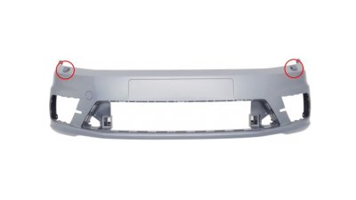 Bara fata VW Caddy 3 (2k), 06.2015-, cu locas pt spalator; grunduit, Aftermarket