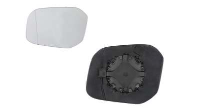 Geam oglinda exterioara cu suport fixare Volkswagen Caddy 3 (2k), 06.2015-, Dreapta, geam convex; cromat