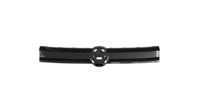 Grila masca fata VOLKSWAGEN CADDY, 11.2020-,cu material argintiu; Negru stralucitor
