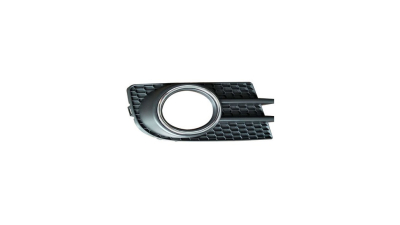 Grila bara fata VW TIGUAN (5N2), 04.2011-05.2016, model Trend&Fun, fata, partea dreapta, cu rama crom; cu gaura pentru lampa de ceata