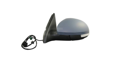 Oglinda usa exterioara VW Tiguan (5n2), 04.2011-05.2016, partea Stanga, reglare electrica; grunduit; incalzit; sticla asferica; geam cromat; cu Lucas, Aftermarket