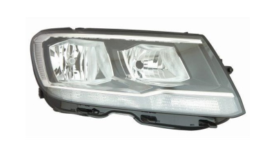 Far VW Tiguan, 05.2016-, partea Dreapta, tip bec H7+H7+PW24W+PY21W; electric; cu motor, TYC