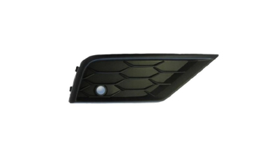 Grila bara VW Tiguan, 05.2016-, Fata, partea Dreapta, cu gauri pentru Senzori de parcare (PDC); superior, Aftermarket