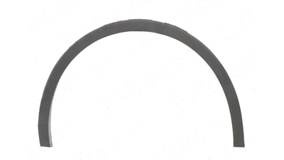 Bandou aripa, ornament Volkswagen Tiguan, 05.2016-, spate, Stanga