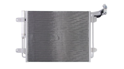 Condensator climatizare VW Tiguan, 05.2015-, motor 1.4 TSI, 92kw/110 kw benzina; 2.0 TDI, 110kw/140 kw diesel, full aluminiu brazat, 580(540)x450x16 mm, cu uscator filtrat