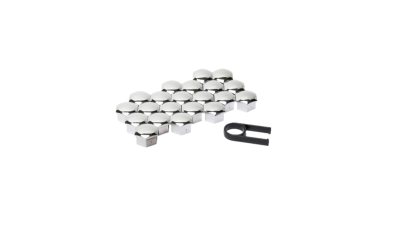 Set capace prezoane roata Automax, 19mm, 21buc, crom