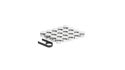 Set capace prezoane roata Automax, 17mm, 20buc, crom