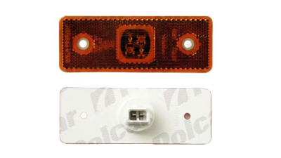Lampa gabarit auto FER culoare orange cu leduri , 24V, 110x42mm , Stanga=Dreapta, 1 buc. catadioptru