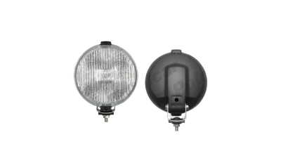 Proiector auto Wesem 12/24V rotund bec H3 partea stanga/dreapta 183x97mm cu lumina de ceata , sticla alba carcasa neagra, 1 buc.