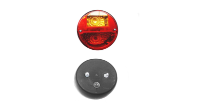 Lampa auto pentru remorca rotunda partea Dreapta/Stanga 12/24V , diametru 115 mm, adancime 54mm, transparente , 1 buc
