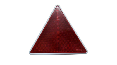Catadioptru reflectorizant triunghi BestAutoVest fixare cu surub, inaltime 140 mm , 1 buc.