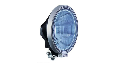 Far HELLA 1F8006800221 RALLYE 3000 diametru 222 mm, tip bec H1+W5W sticla albastruie, proiector de drum tuning, stg.=dr. 1 buc.