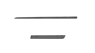 Set bandouri usi laterale Fiat Punto Grande 199 (cu 3usi) 2005-2012, Opel Corsa E 11.2014- cu 3usi, Astra J 09.2009 model GTC, Seat Ibiza (6J) 2008- cu 3 usi, partea stanga fata/spate (2buc), negre, 119, 0/42, 2cm