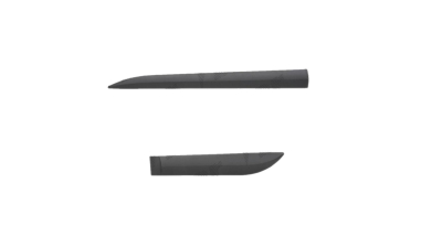 Set bandouri usi laterale Nissan Pathfinder 2004-2016, Subaru Forester 2008-2013, Toyota RAV4 2006-2013 partea dreapta fata/spate (2buc), negre, magnetic, lungime 94/62cm