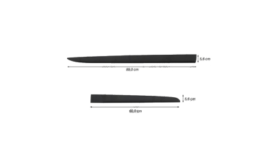 Ornament lateral complet OPEL MOKKA X, 09.2016-; MOKKA, 12.2012-09.2016, Suzuki BALENO, 06.2016-, Mazda 2 (DJ), 07.2014-; 3 (BM), 06.2013-08.2017; CX-3 (DK), 01.2015-; CX-5 (KE), 03.2012-08.2017; MITSUBISHI SPACE STAR, 07.2014-, Dreapta, negru