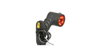 Lampa gabarit cu brat Universala , partea Dreapta, Cu Led ,Lungime=125mm; H=100mm; 12/24v; Rosie/Galbena/Alba, 