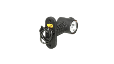 Lampa gabarit cu brat Universala , partea Stanga/ Dreapta, Cu Led , Lungime=118mm; H=100mm; 12/24v; Rosie/Galbena/Alba, 