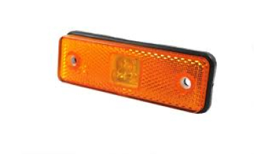 Lampa gabarit Universal, 12V si 24V, 98x31x18mm, rosu, cu LED, omologare ECE, Stanga , Dreapta, 99LO244E , rectangular 