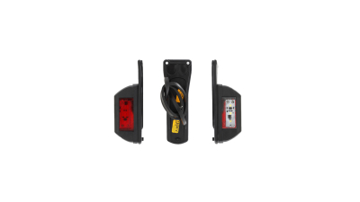Lampa gabarit BestAutoVest 99LO348E, 12/24V; 6xLED; negru-rosu; Latime: 45 mm; Inaltime: 130 mm; Adancime: 44 mm; ECE;