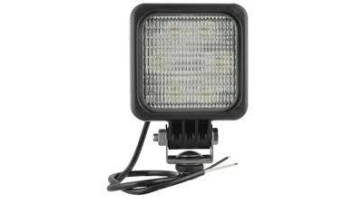 Lampa lucru Universal, 12/24V 100x100x76mm, tip bec LED,2500 lm, lentile cu model optic, patrata,, 