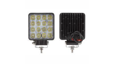 Proiector de lucru NEOLITE 12/24V; 16xLED, 48W; 3300 lumeni; faza lunga; 6000K; patrat; cu suport; Latime: 110 mm; Inaltime: 126 mm; adancime: 55 mm, 1 buc.