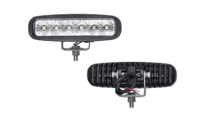Lampa marsarier si lampa lucru ovala 9-32V cu 6 leduri, 1440 lm, cu suport