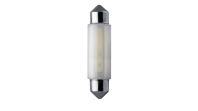 Bec auto sofit HELLA Retrofit cu LED 12V soclu SV8,5-8 , lungime 41 mm; alb 35 lm, temp culoare 4000K, putere 1W, fara omologare