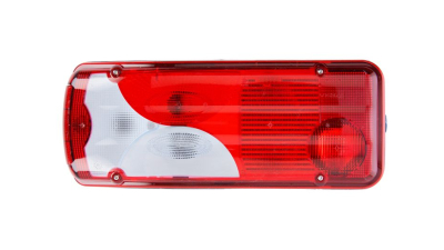 Stop spate lampa Mercedes Sprinter 2006-, VW Crafter 2006-2017; MAN TGA 2000-2007; TGE 2016-; TGS/TGX 2007-; 400x161mm, cu suport becuri, cu lampa numar, partea stanga