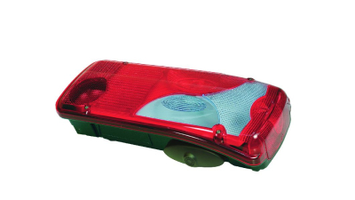 Stop spate lampa Mercedes Sprinter 2006-, VW Crafter 2006-2017; MAN TGA 2000-2007; TGE 2016-; TGS/TGX 2007-; 400x161mm, cu suport becuri, fara lampa numar, partea dreapta