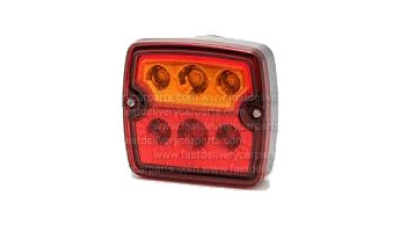 Stop spate lampa Universal, spate, omologare ECE,12/24V, 105x98x30mm, led, fara lumina numar de inmatriculare,, Stanga , Dreapta
