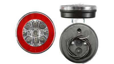 Lampa mers inapoi Universal, 140mm, LED, rotund, omologare ECE,, Dreapta