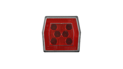 Lampa ceata spate universala, partea, rectangulara, Lxh 95x90mm, adancime 45mm, cu LED, fixare cu surub, 