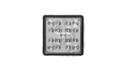 Stop spate lampa Universal, spate, omologare ECE  , partea Spate Stanga/ Dreapta, 100x100mm, Alba, Cu Leduri, cu lampa ceata