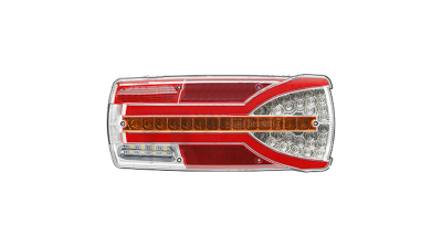 Lampa spate universala, partea Dreapta, 12/24V, 304x132x48mm, cu LEDURI, cu semnalizare dinamica (pereche 99LT151E), 